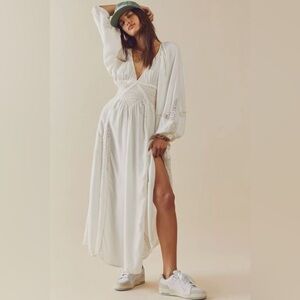 Free people southwest lace maxi dress